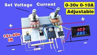 Powerful Voltage and Current adjustable Power Supply, High power voltage and current adjustable