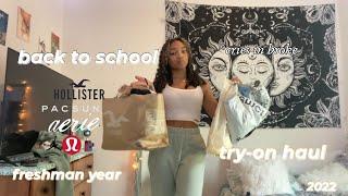 back to school clothing try-on haul *freshman year* | Sierra Nichole