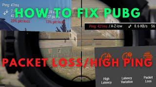 PUBG: How to Fix Packet Loss and High Ping in 2023