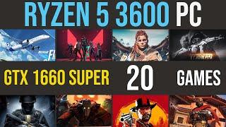 GTX 1660 Super | Ryzen 5 3600 test in 20 games | 1080p