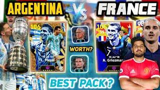 105 Messi vs 105 Griezmann |Argentina Vs France Pack Comparison|Know This Things Before Singing Pack