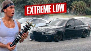 THIS IS THE VERY FIRST STANCED BMW G80 M3 *NO AIR RIDE*