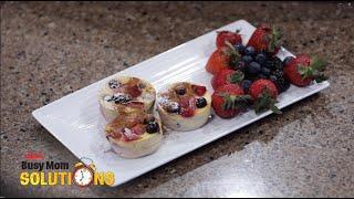 Busy Mom Solutions: Baked Yogurt with Berries