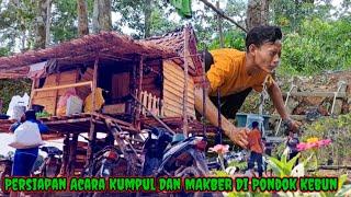 Ramai Ramai Kumpul Di Gubuk Hutan Dan Masak Masak Untuk Makan Bersama⁉️