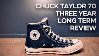 CONVERSE CHUCK TAYLOR 70 THREE YEAR TERM REVIEW