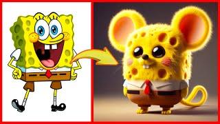 SpongeBob SquarePants as Mouse | A furry mouse in the form of SpongeBob and friends!