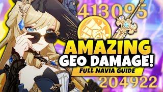 NEW PLAYSTYLE! Full C0 Navia Guide & Build [Best Artifacts, Weapons & Teams] Genshin Impact