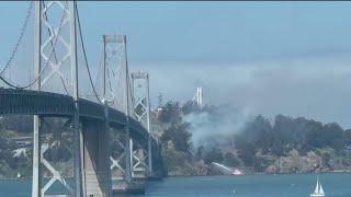 Yerba Buena Island grass fire causes Bay Bridge traffic nightmare