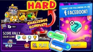 HARD Score Rally Color Climb 🪜 14,500 points Match Masters New Stickers social