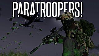 Stealth Paradropping Behind Enemy Lines! - Arma 3 Milsim Operation