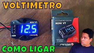 Como instalar voltimetro (passo a passo)VOLTIMETRO COMO INSTALAR  instalação digital automotivo