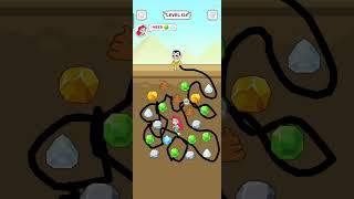 Pull the gold game funny moment Hard level-124 #puzzle #viral #shortsgame #shorts