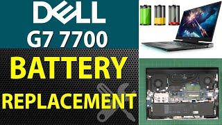 How to Replace Battery for DELL G7 7700 Reg,p46E001 Laptop | Step by Step