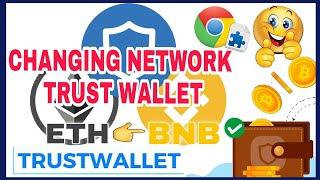 How to Change Network on Trust wallet - How to Change Ethereum (eth) to Smart Chain on Trust Wallet