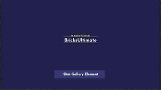 Slim Gallery Element for Bricks