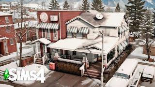 WINTER COZY HOME AND RESTAURANT| The Sims 4 - no cc.