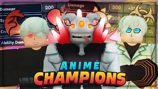 Making My *STRONGEST* GODLY Ω5 "GHOUL" Units in Anime Champions Simulator