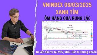 Ôm hàng qua rung lắc, danh mục xanh tím. Phân tích: Vnindex, VIX, DGW, NKG, CSV, EIB, STB,...