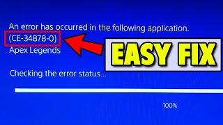 ️ HOW TO FIX PS4 CRASHING | FREEZING (CE-34878-0 Error)