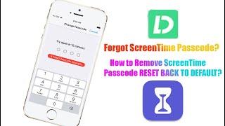 Forgot iPhone Screen time Passcode? How to Remove Screen Time without Passcode