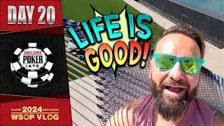 LIFE IS GOOD making another DEEP RUN! - Daniel Negreanu 2024 WSOP VLOG Day 20