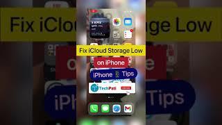 Fix iCloud storage low issue on iPhone | iPhone Tips | Techpati