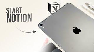 How to Start Notion on iPad (tutorial)