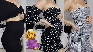 FASHION NOVA TRY ON HAUL (4 MONTHS PREGNANT BABY BUMP)