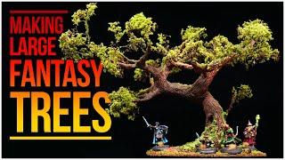 Making Large Fantasy Trees Scatter Terrain for Wargaming