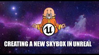 How to create a new Space SkyBox In Unreal Engine 5