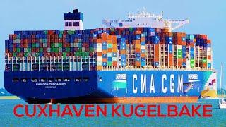 170-Minute Cuxhaven, Hamburg Shipspotting in Stunning 4K