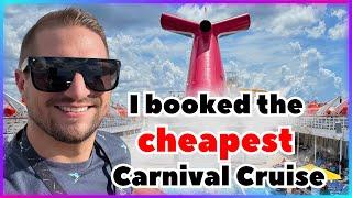 I tried the CHEAPEST Carnival Cruise I could find: Here's What Happened: Carnival Paradise