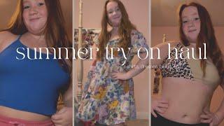summer try on haul!! | dresses, shirts, tanks, shorts, and swimsuits *GIRLS ONLY*
