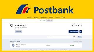 Postbank (Tutorial) Alles was du über das Girokonto & Co wissen musst