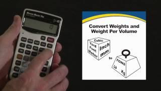 Measure Master Pro Weights and Weight per Volume How To