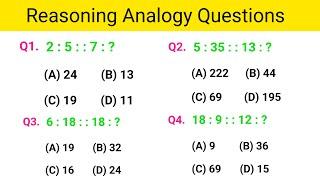 Reasoning Analogy || Resoning Questions || Reasoning Practice Set ||  Analogy Previous year question