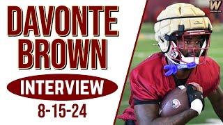 FSU DB Davonte Brown talks about Preseason Practice, FSU Secondary | FSU Football | Warchant TV #FSU