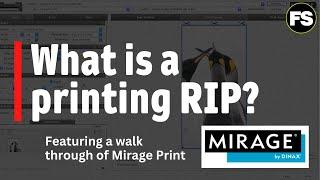 Walk through of Mirage from Dinax printing RIP- Fotospeed | Paper for Fine Art & Photography