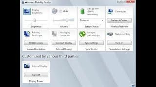 How to Open Windows Mobility Center & Enable WiFi in Windows 7,8,10.