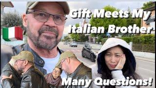 Gift Meets My Italian  Brother - A Look At My Old Neighborhood!