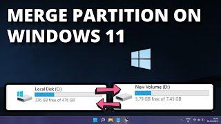 How to Merge Partition in Windows 11/10 - Merge Two Drives Together