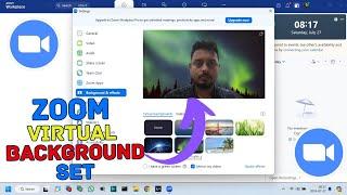 Set Virtual Background in Zoom | Zoom Tutorial |