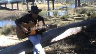 'Our Land' Live on the Maranoa River, Mitchell Qld. - Original by Jonathan Mark Hayden