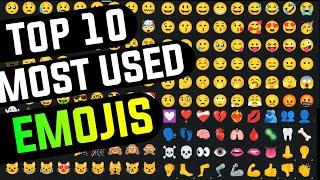 Top 10 most-used Emoji in 2023 | Emoji name and meaning
