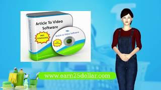 How To Convert Article To Video, Free Software Downloads. | Content To Video