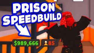 The BIGGEST PRISON SPEEDBUILD - Roblox My Prison