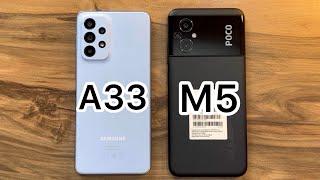 Samsung Galaxy A33 vs Poco M5