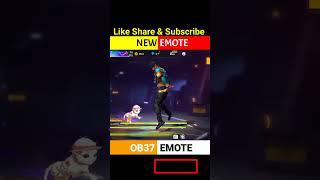 FREE FIRE NEW EMOTE  | NEW EMOTE IN FREE FIRE | OB37 UPDATE | UPCOMING EMOTE #shorts #emote #ob37