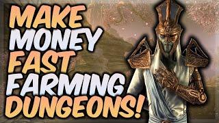 ESO Make Money Fast Farming Dungeons! | Best Way To Farm Style Motifs & Style Materials!