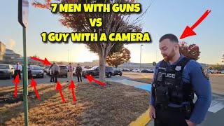 Seven Guys With Guns And Badges For 1 Guy With A Camera